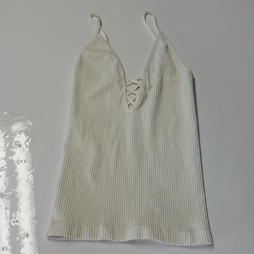 Free People - Intimately Crossfire The Cami Tank White - Picture 4 of 7